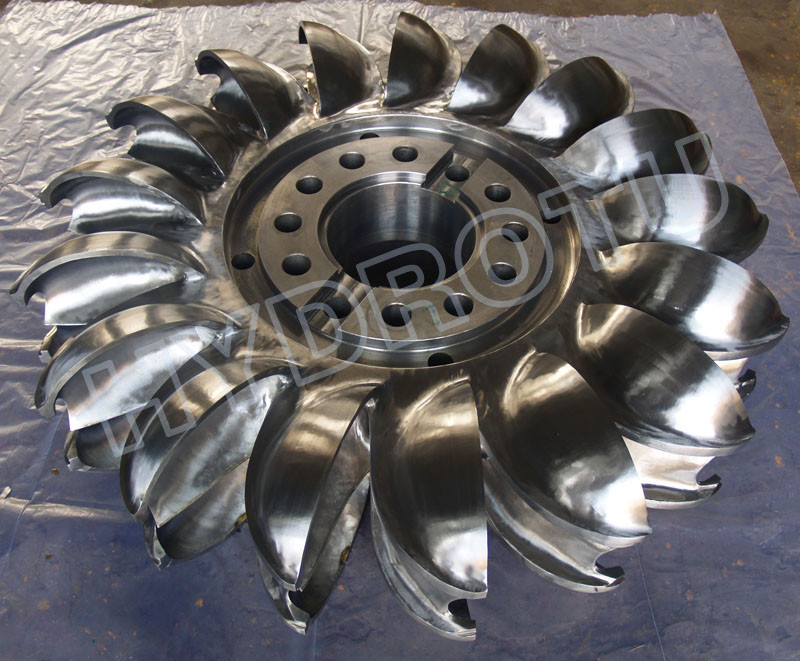 Гидро бегунок турбины Pelton при CNC кузницы подвергая механической обработке для высокого головного проекта гидроэлектроэнергии