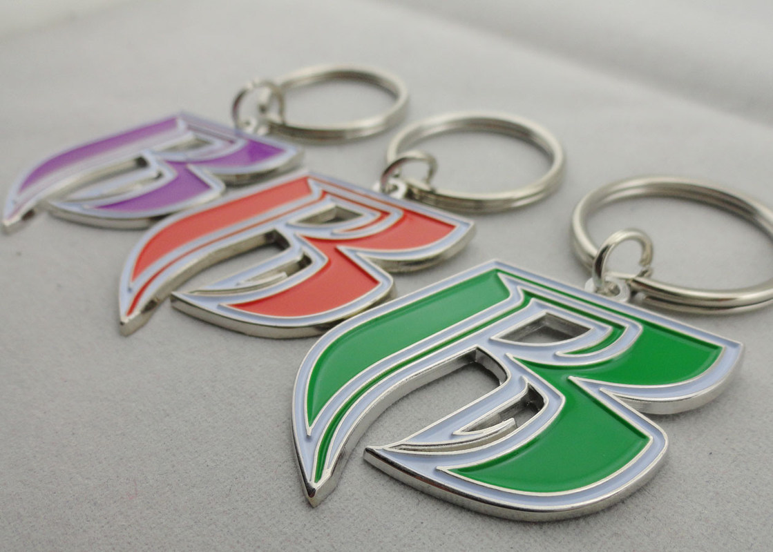 Цепь внутреннего отрезка заливки формы сплава цинка ключевая, подгонянные ключевые цепи при покрынный никель